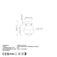 Lustră Opviq Benek 15 14382 imaginea #9 — magazin online Desire.md