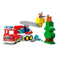 Set de construcție Lego Duplo: Fire Truck With Hose And Fir (10473) imaginea #7 — magazin online Desire.md