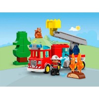 Set de construcție Lego Duplo: Fire Truck With Hose And Fir (10473) imaginea #8 — magazin online Desire.md