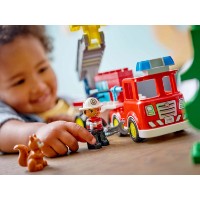 Set de construcție Lego Duplo: Fire Truck With Hose And Fir (10473) imaginea #2 — magazin online Desire.md