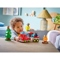 Set de construcție Lego Duplo: Fire Truck With Hose And Fir (10473) imaginea #4 — magazin online Desire.md