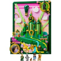 Set de construcție Lego Emerald City Wall Art (75685)