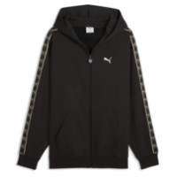 Hanorac pentru bărbați Puma Ess Elevated Tape Relaxed Full-Zip Puma Black, s.M imaginea #1 — magazin online Desire.md