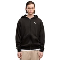 Hanorac pentru bărbați Puma Ess Elevated Tape Relaxed Full-Zip Puma Black, s.S imaginea #3 — magazin online Desire.md
