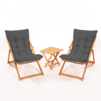 Set mobila de grădină Hanah Home My005 Grey