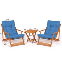 Set mobila de grădină Hanah Home My007 Blue imaginea #8 — magazin online Desire.md