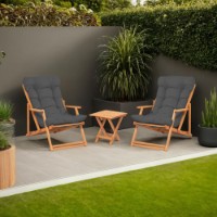 Set mobila de grădină Hanah Home My007 Grey