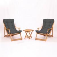 Set mobila de grădină Hanah Home My007 Grey imaginea #3 — magazin online Desire.md