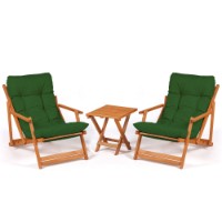 Set mobila de grădină Hanah Home My007 Green