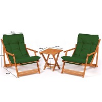 Set mobila de grădină Hanah Home My007 Green imaginea #8 — magazin online Desire.md