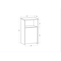 Noptieră Hanah Home Carlin Oak imaginea #6 — magazin online Desire.md