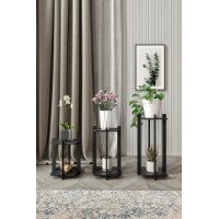 Suport pentru flori Hanah Home Flower Desk Square Black imaginea #2 — magazin online Desire.md