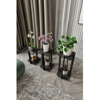 Suport pentru flori Hanah Home Flower Desk Square Black imaginea #3 — magazin online Desire.md