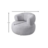 Fotoliu Atelier Del Sofa Roma Grey imaginea #5 — magazin online Desire.md