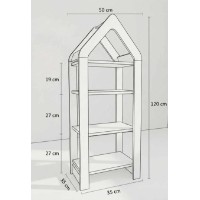 Etajeră Hanah Home Artmtkslhf4 Red imaginea #4 — magazin online Desire.md