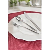 Set tacâmuri Hermia Seratat 18 Silver