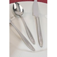 Set tacâmuri Hermia Seratat 18 Silver imaginea #2 — magazin online Desire.md