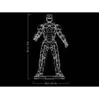 Set de construcție Lego Iron Man Mark 3 Collectors' Edition (76344) imaginea #9 — magazin online Desire.md