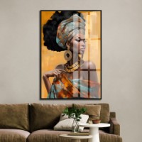 Pictură ArtShop Multicolored Afro Portrait 50x75cm (PGL471-M)