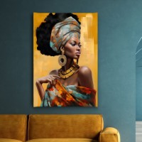 Pictură ArtShop Multicolored Afro Portrait 50x75cm (PGL471-M-PL)