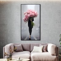 Pictură ArtShop The Girl With a Bouquet 45x90cm (PGL480-LL)