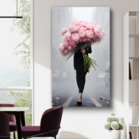 Pictură ArtShop The Girl With a Bouquet 45x90cm (PGL480-P-L)