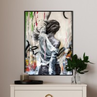 Pictură ArtShop Urban Graffiti Girl 50x75cm (PGL542-M-L)