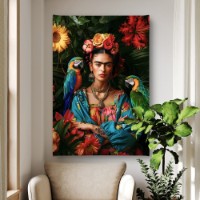 Pictură ArtShop Frida and the Parrots 50x75cm (PALT36-M-PL)