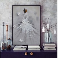 Pictură ArtShop Girl In a White Dress 30x45cm (PFA26-XL-L)