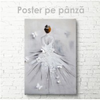 Pictură ArtShop Girl In a White Dress 60x90cm (PFA26-P-L) imaginea #3 — magazin online Desire.md