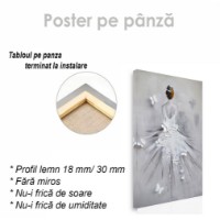 Pictură ArtShop Girl In a White Dress 60x90cm (PFA26-P-L) imaginea #2 — magazin online Desire.md
