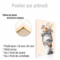 Pictură ArtShop Girl with Flowers 30x45cm (PFA25-XL-PL) imaginea #2 — magazin online Desire.md