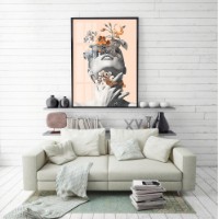 Pictură ArtShop Girl with Flowers 50x75cm (PFA25-M)