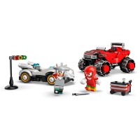 Set de construcție Lego Silver's Car vs. Knuckles' Monster Truck (77118)