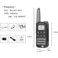 Stație radio portabilă Boafeng FR-22A Blue imaginea #6 — magazin online Desire.md
