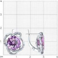 Cercei SOLOVOV JEWELRY 94-320-01920-1 5,63g imaginea #2 — magazin online Desire.md