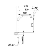 Baterie bucătărie Blanco Vonda LF (518434) imaginea #2 — magazin online Desire.md
