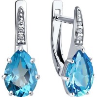 Cercei SOLOVOV JEWELRY 94-320-02059-1 2,45g imaginea #2 — magazin online Desire.md