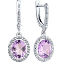 Cercei SOLOVOV JEWELRY 94-321-01999-2 3,52g imaginea #2 — magazin online Desire.md