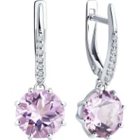 Cercei SOLOVOV JEWELRY 94-321-02040-2 3,64g imaginea #3 — magazin online Desire.md