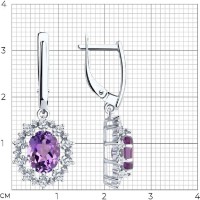 Cercei SOLOVOV JEWELRY 94-321-02042-3 4,78g imaginea #3 — magazin online Desire.md