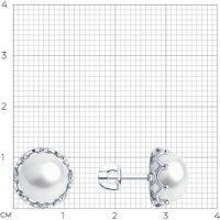 Cercei SOLOVOV JEWELRY 94-322-01949-1 4,02g imaginea #2 — magazin online Desire.md