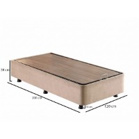 Pat Hanah Home Ela Single Light Brown (120 x 200) imaginea #6 — magazin online Desire.md