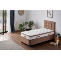 Saltea ortopedica Hanah Home Latte Light Brown (90 x 190)
