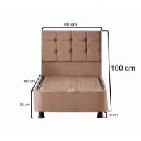 Ортопедический матрас Hanah Home Helen Light Brown (80 x 180) фото №9 — интернет-магазин Desire.md