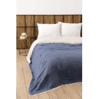 Cuvertura L'Essentiel Muslin Navy Blue v2