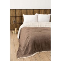 Cuvertura L'Essentiel Muslin Brown