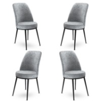 Set mobilă pentru bucătărie Hanah Home Dexa Grey Black