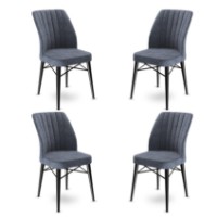 Комплект для столовой Hanah Home Flex Fume Black