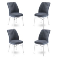 Set mobilă pentru bucătărie Hanah Home Flex Fume White